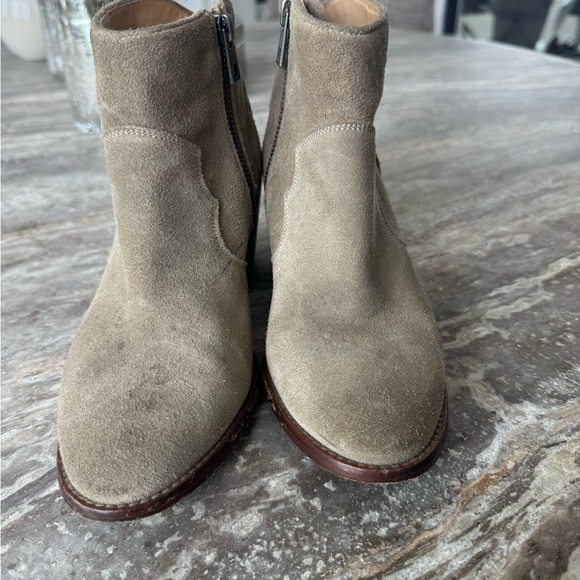 Zadig & Voltaire Taupe Suede Ankle Boots - Picture 5 of 6